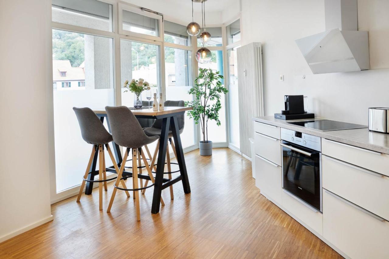 Design City Apartment, Modern, Ebenerdig, Top Lage ไวน์ไฮม์ ภายนอก รูปภาพ